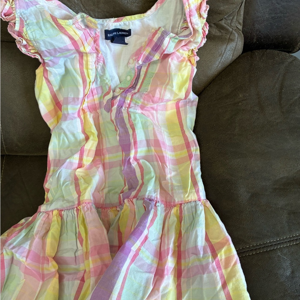 Ralph Lauren Multicolor Plaid Dress